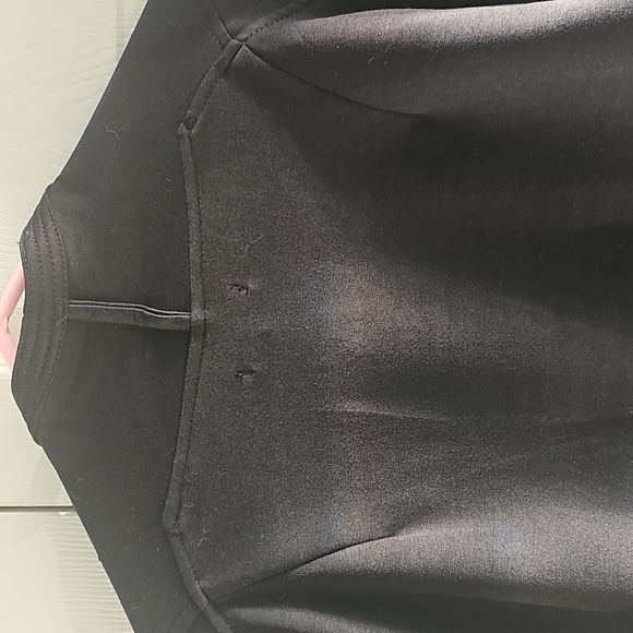 Elegant NWT MAX STUDIO Draped Collar Scuba Jacket Black 1X - Picture 10 of 14